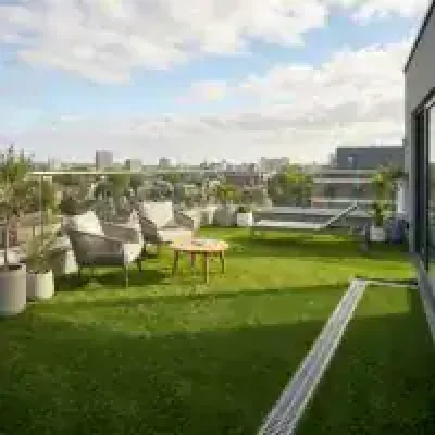 roof terraces and solariums artificial grass turf instllation service in costa blanca for balcony and terrace